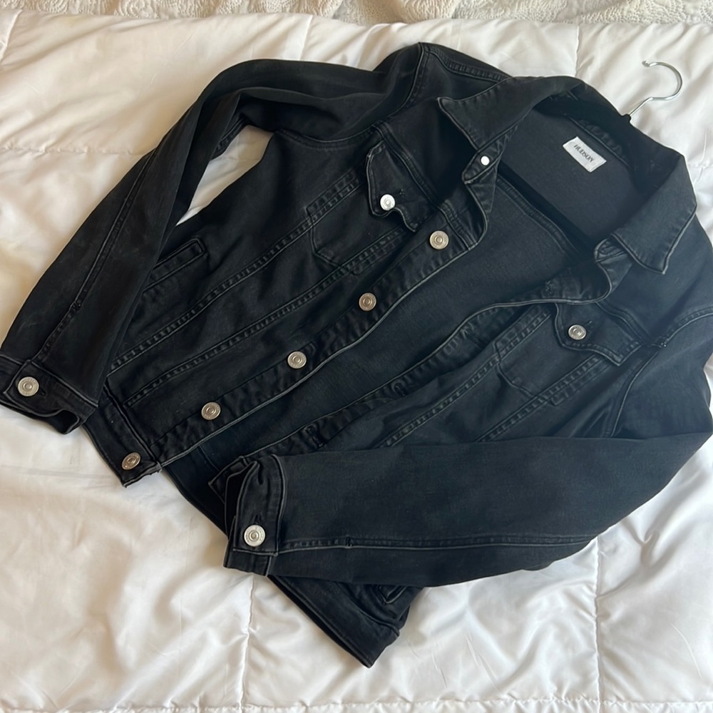 Hudson Black Demin Jacket - Size Small
